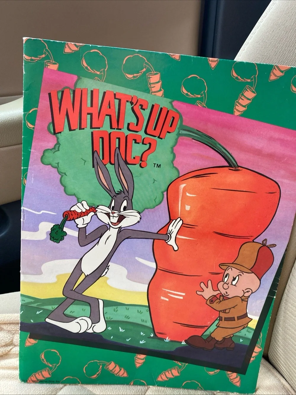 Looney Tunes Bugs Bunny Mead Folder Portfolio Vintage 1989