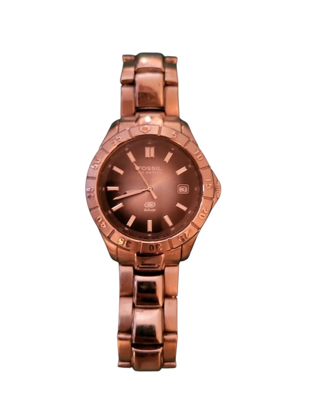 Fossil Stainless Steel Link Watch Silver