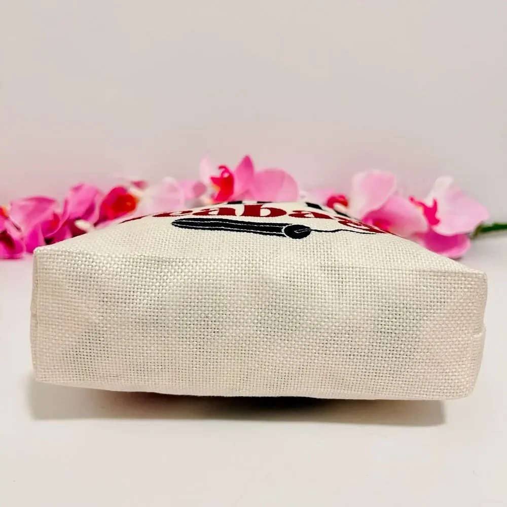 Vampire Teabags Cosmetic Bag Large Capacity Makeup Pouch