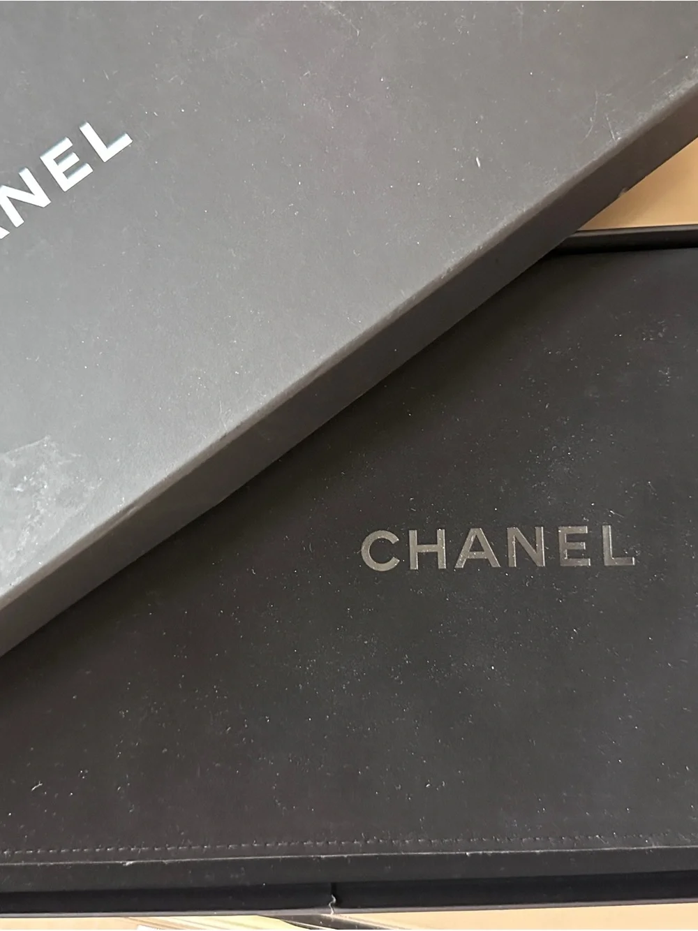 CHANEL gold tone