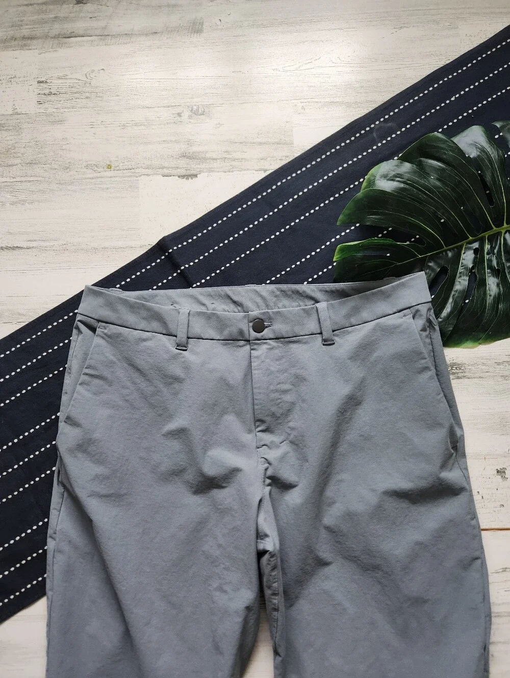 Lululemon ABC Classic Fit Trouser Pants Stretch Cotton VersaTwill Belgian Blue36