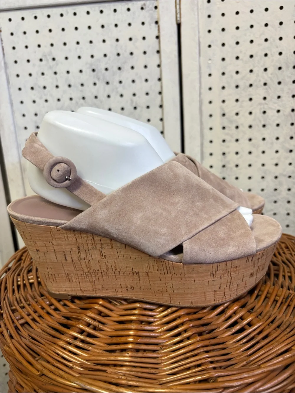 DVF suede