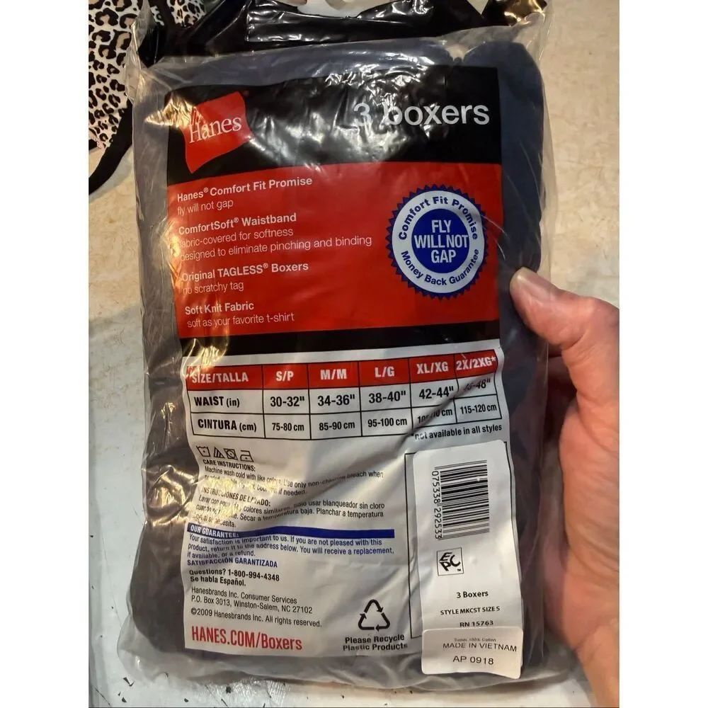 Hanes men’s boxers