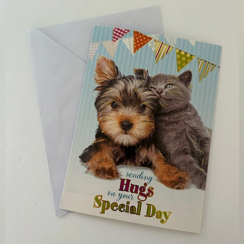 Vintage dogs cats