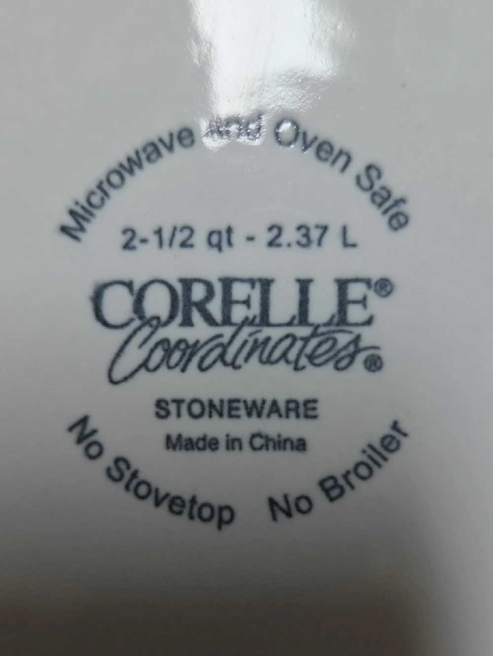 Corelle white ceramic