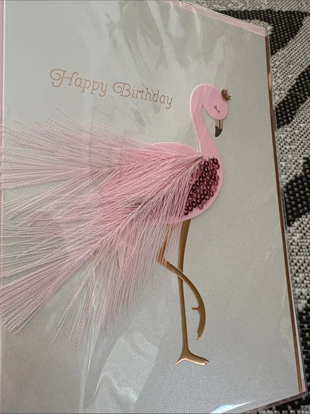 Papyrus **bundle flamingo card