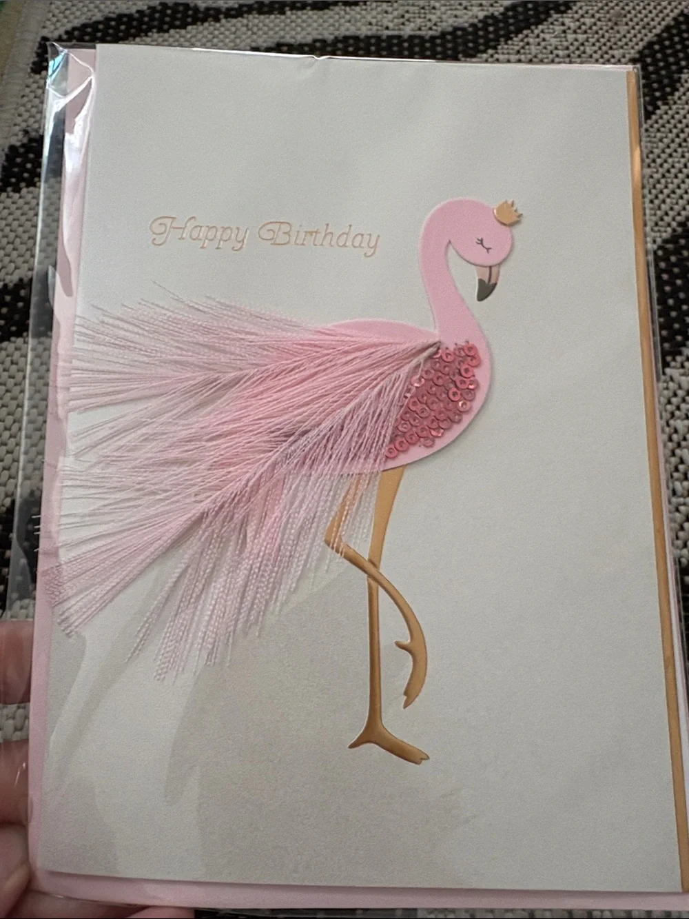 Papyrus shown shipping** card