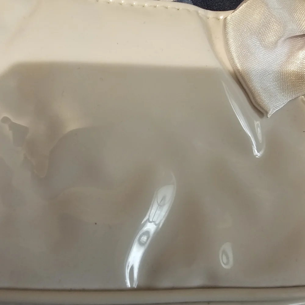 Girls White Patent Leather Purse -Great for Communions or Easter