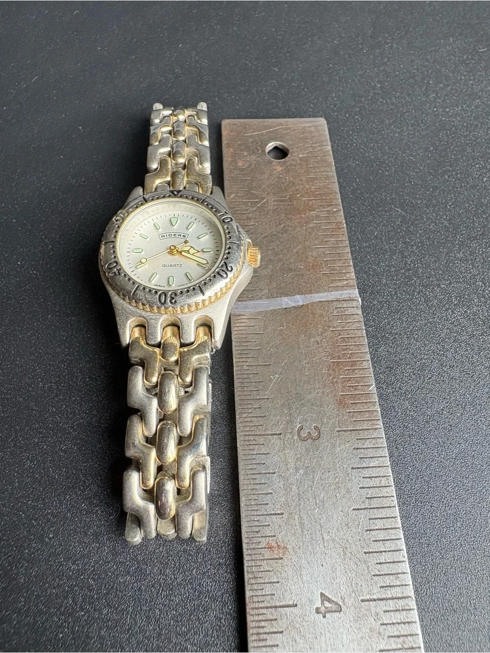 Riders Men’s Two-Tone Quartz Bracelet Watch - Silver & Gold‎