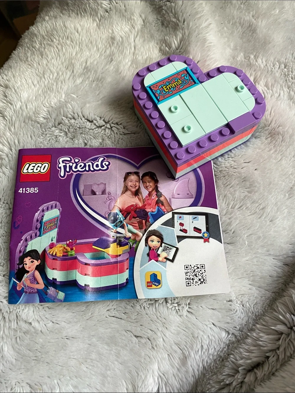 LEGO FRIENDS Heart Box Playset - Purple, Pink, Light Aqua & Coral