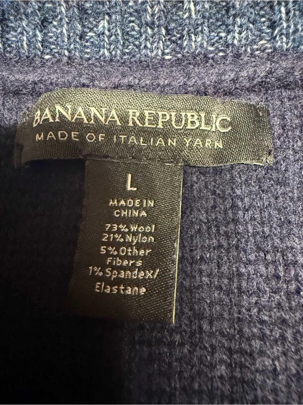 Banana Republic shawl collar