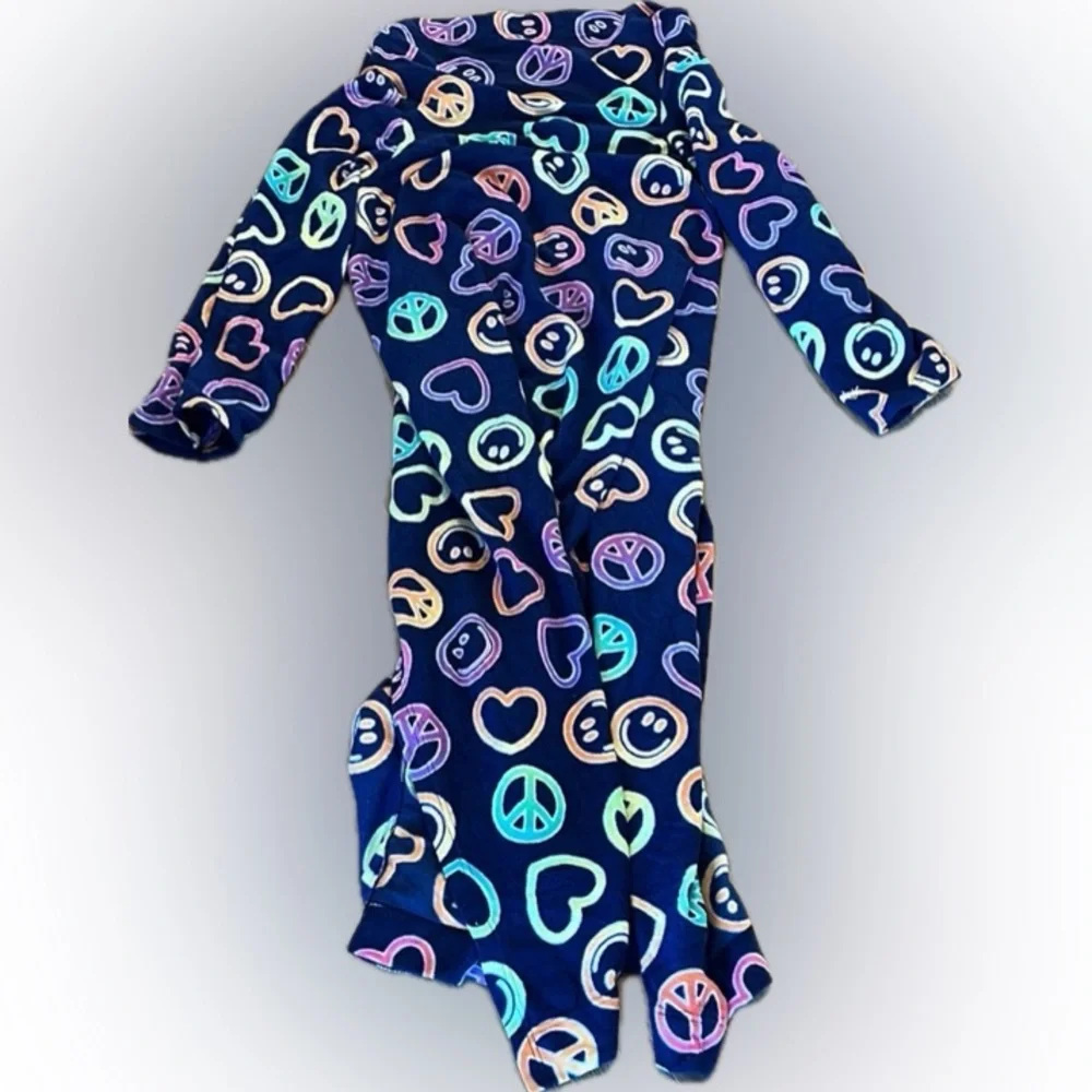 Girls ☮️ Tween Snuggie PEACE ✌🏼 blue purple  47