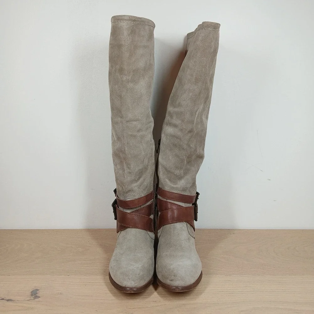 Aldo feature western suede