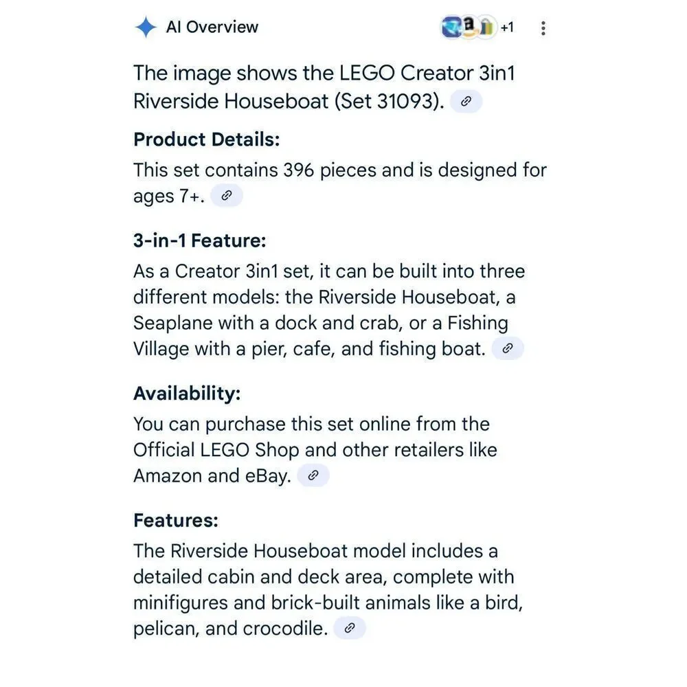 Lego #31093 factory