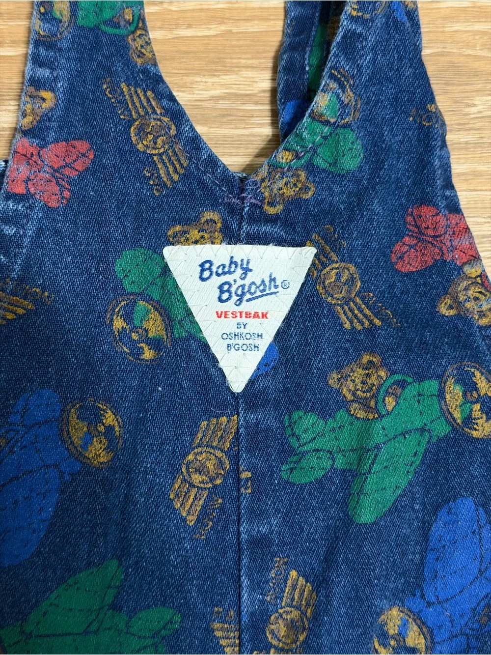 Vintage 80’s/90’s OshKosh B’Gosh Vestbak Overalls - Rare Airplane Print 24M