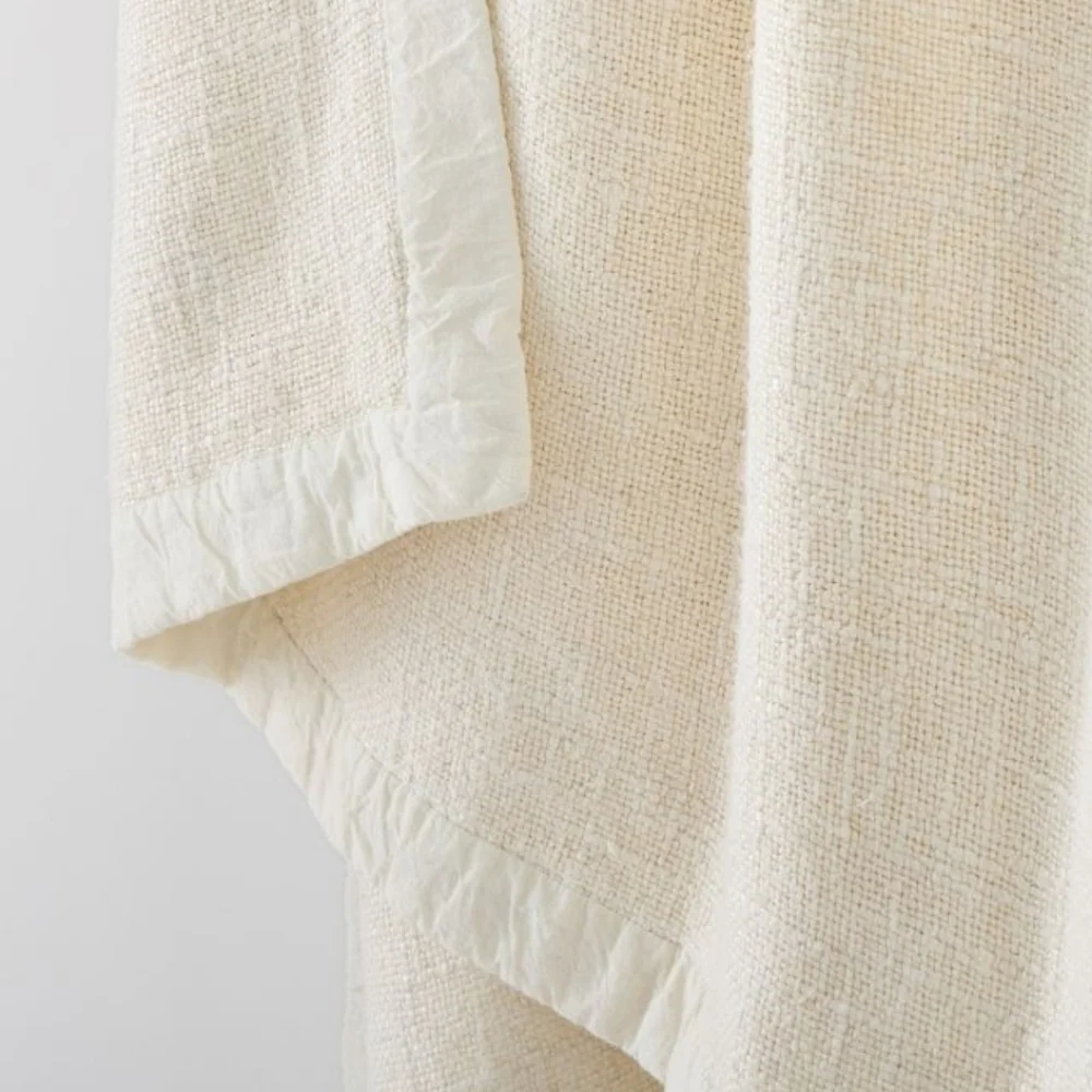 West Elm drapey bed