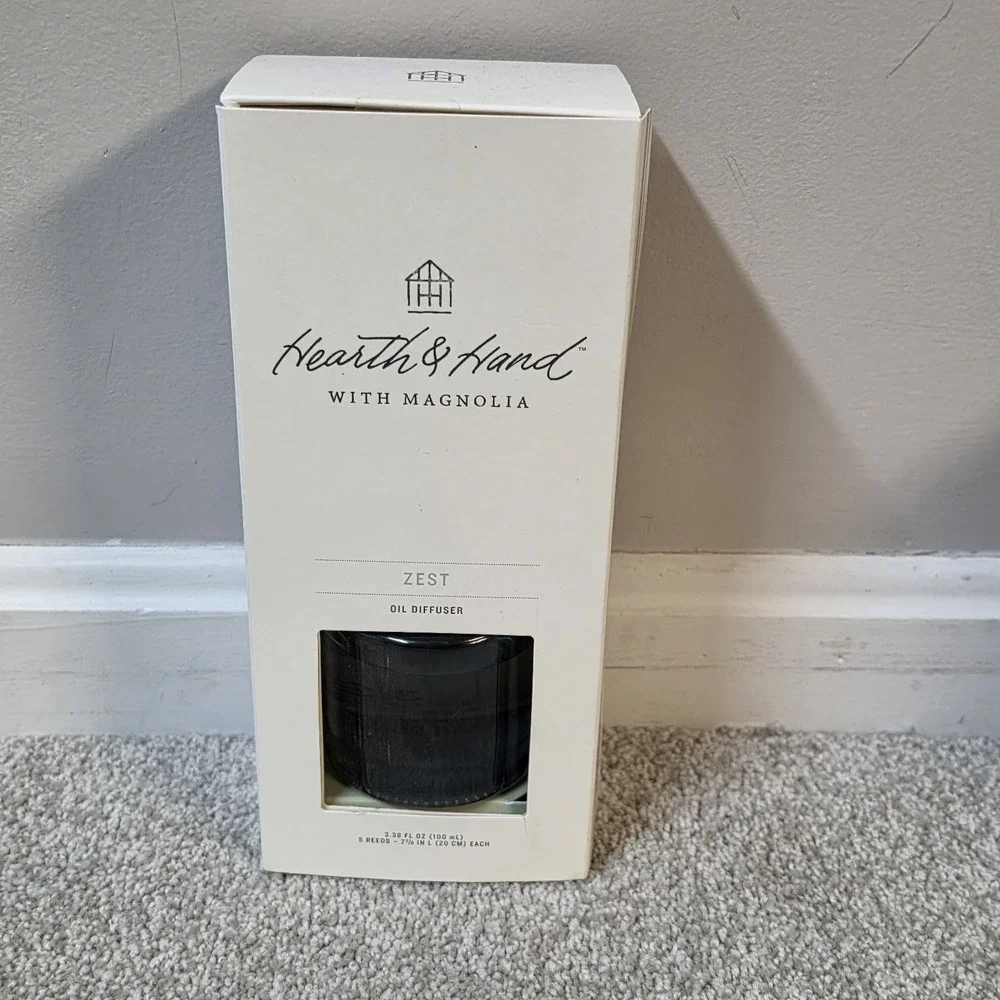 Hearth & Hand With Magnolia Zest Reed Oil Diffuser 3.38 fl oz Target‎ New Boxed
