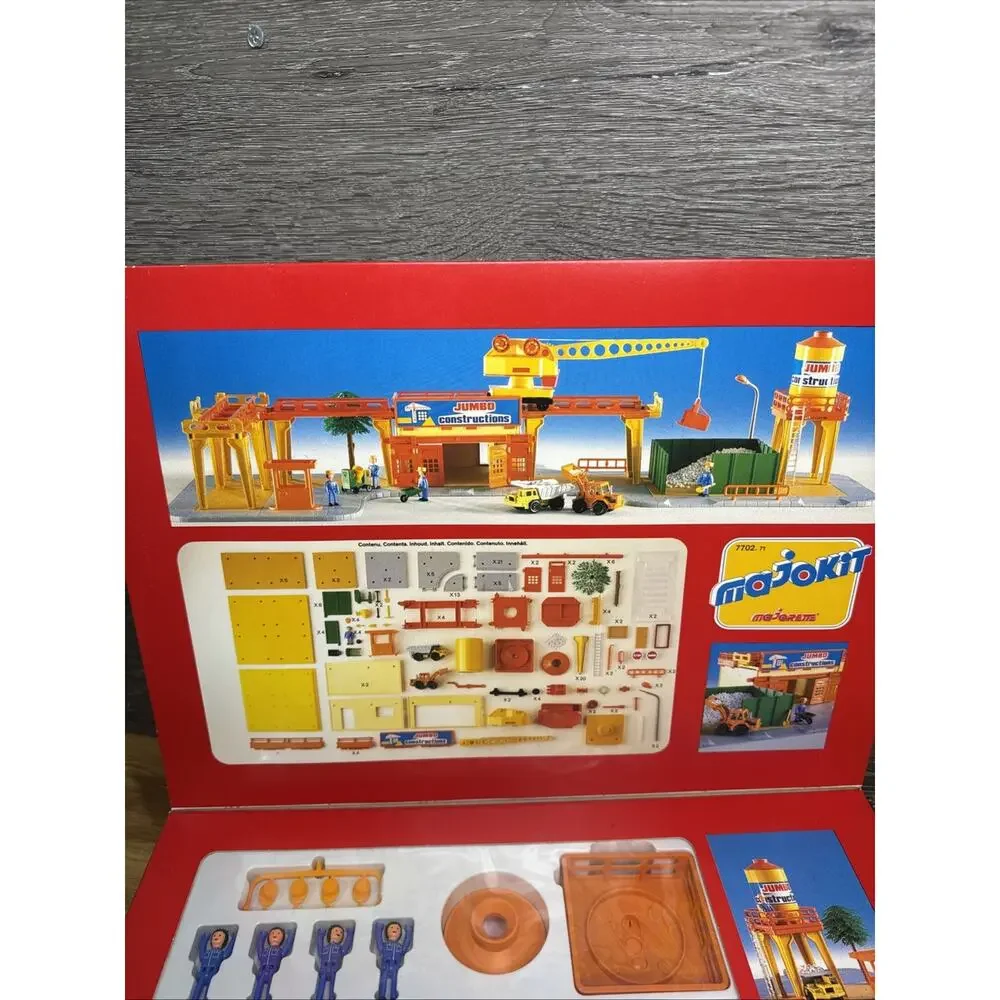 Majorette Majokit France Construction Playset Construction Site – 200 Pieces New