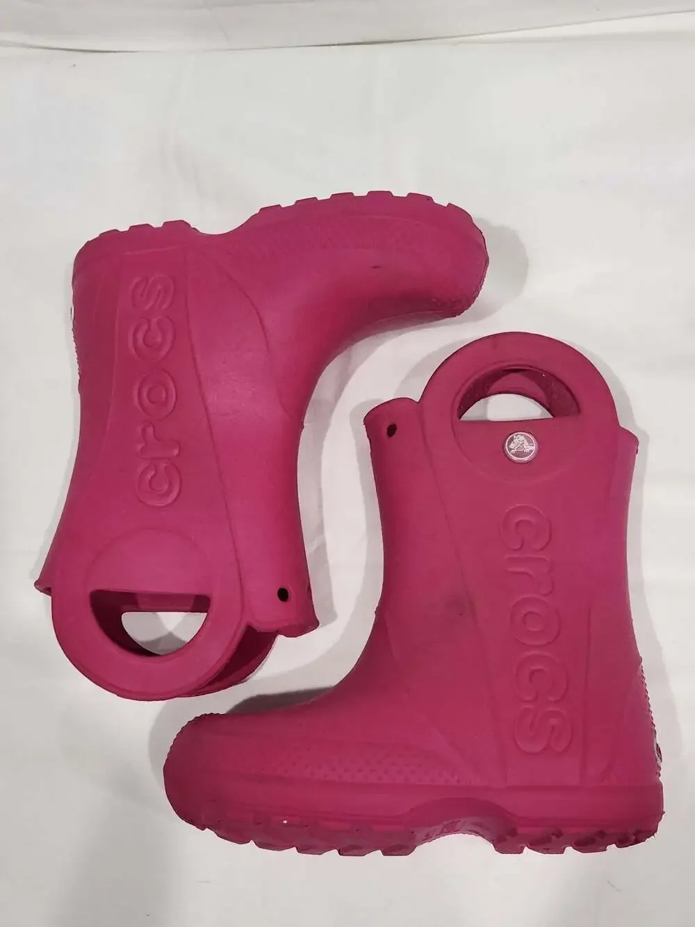 Crocs Handle It Kids Rain Boots, Pink