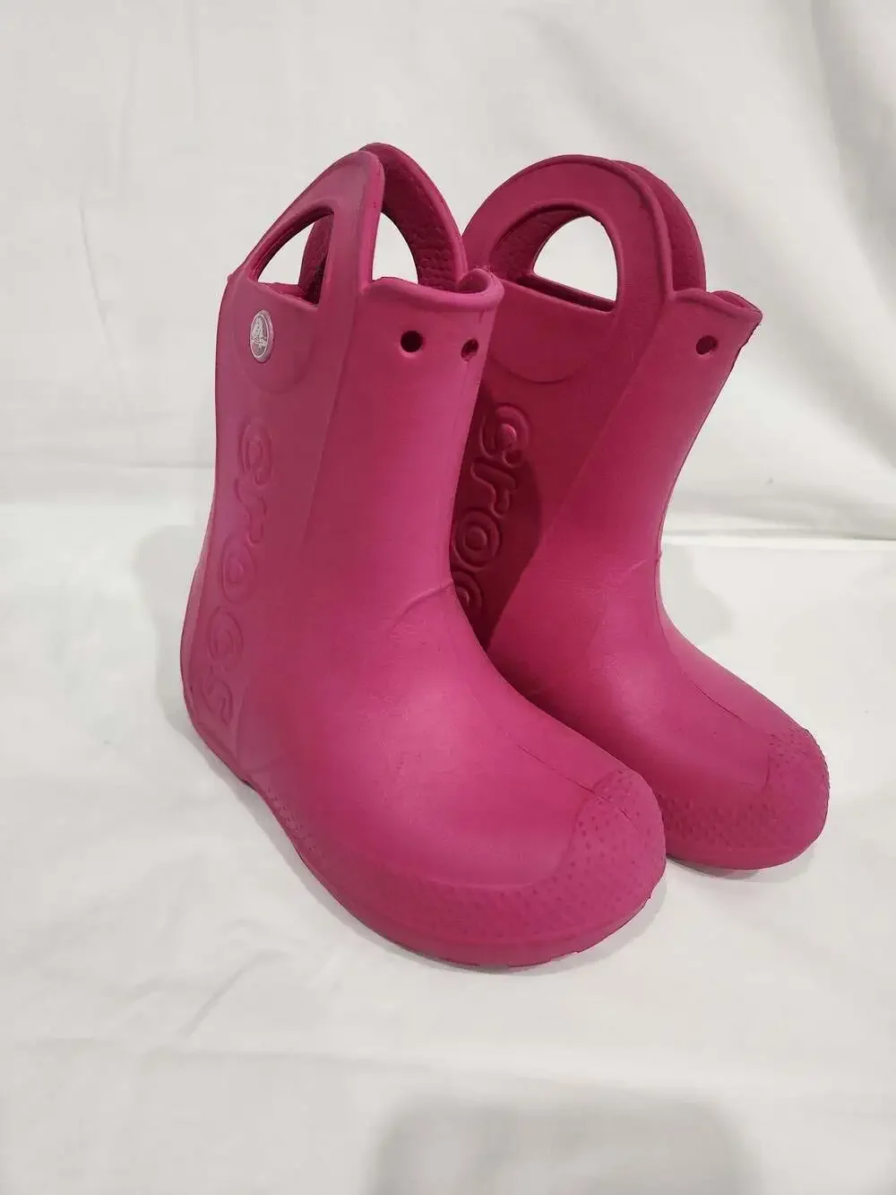 Crocs Handle It Kids Rain Boots, Pink