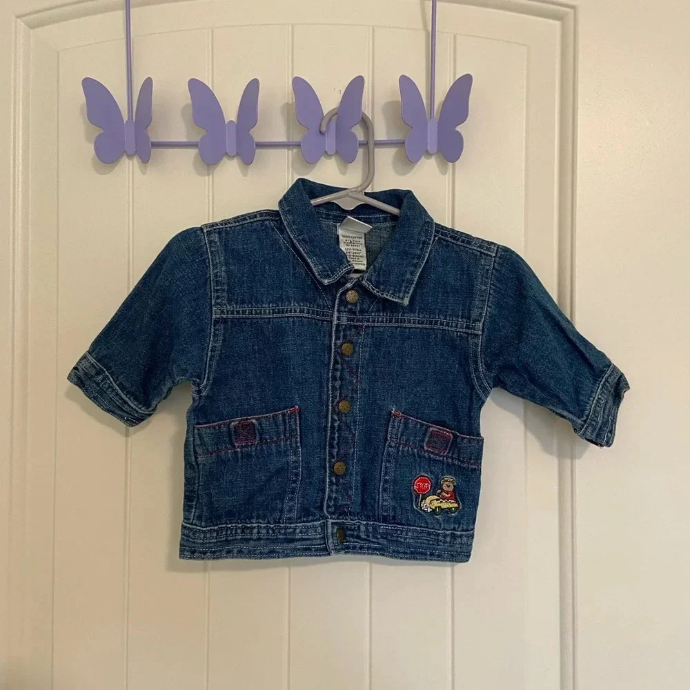 EUC | Vintage‎ Oshkosh B’gosh infant denim jacket — 3-6 months
