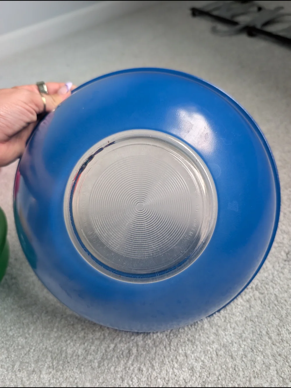 Pyrex colorful mixing