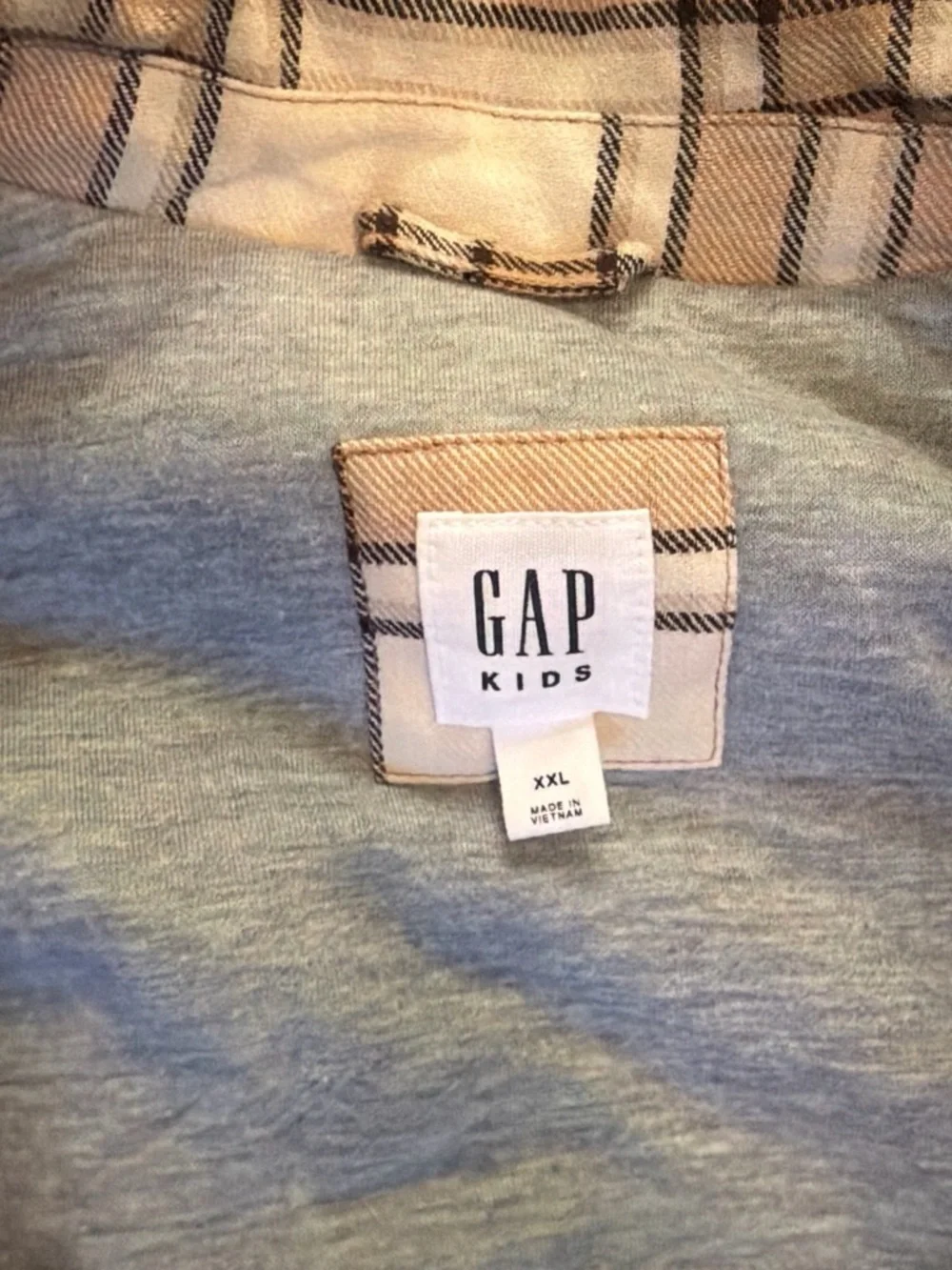 GAP soft plaid