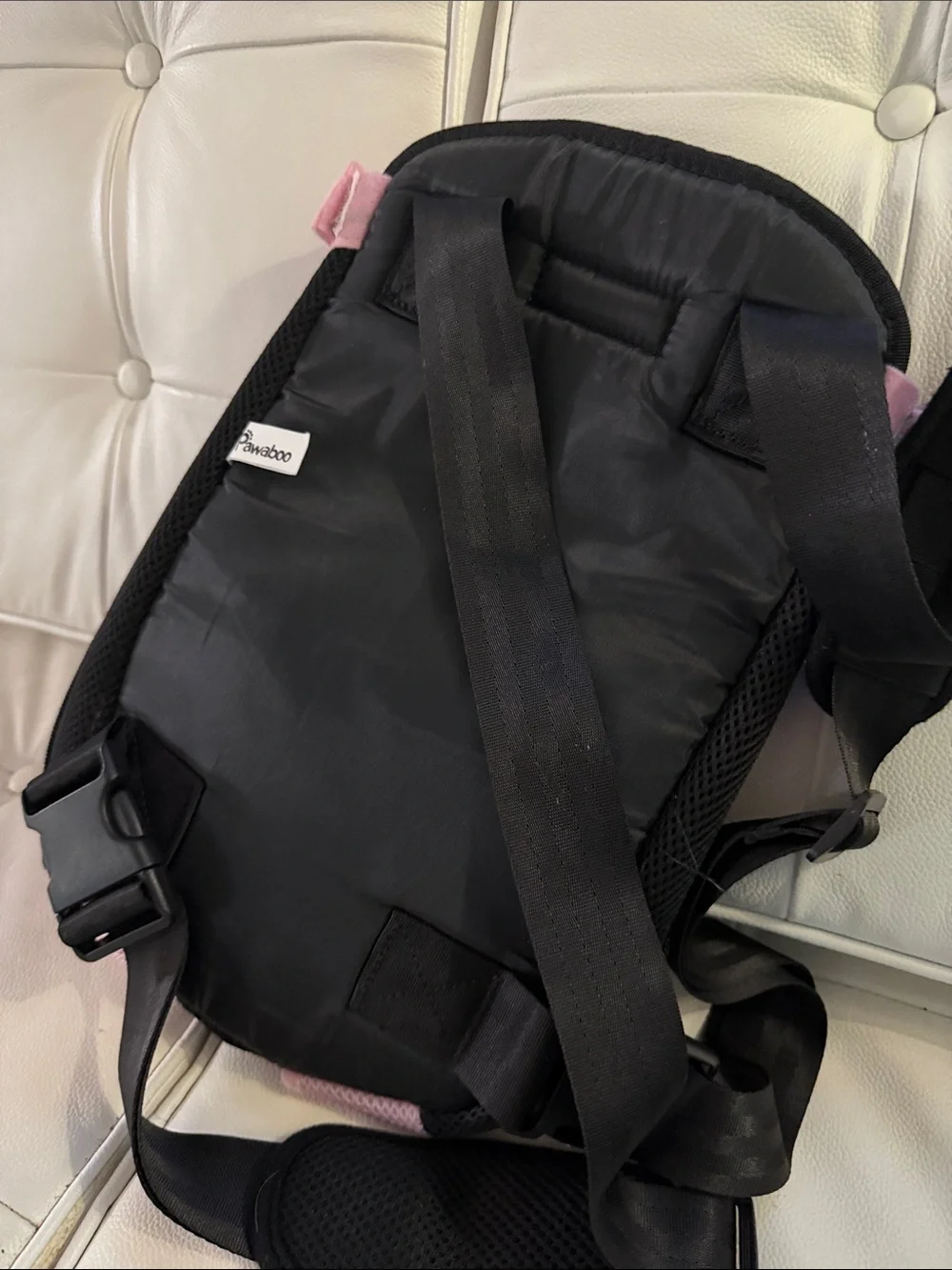 Pawaboo backpack look pink