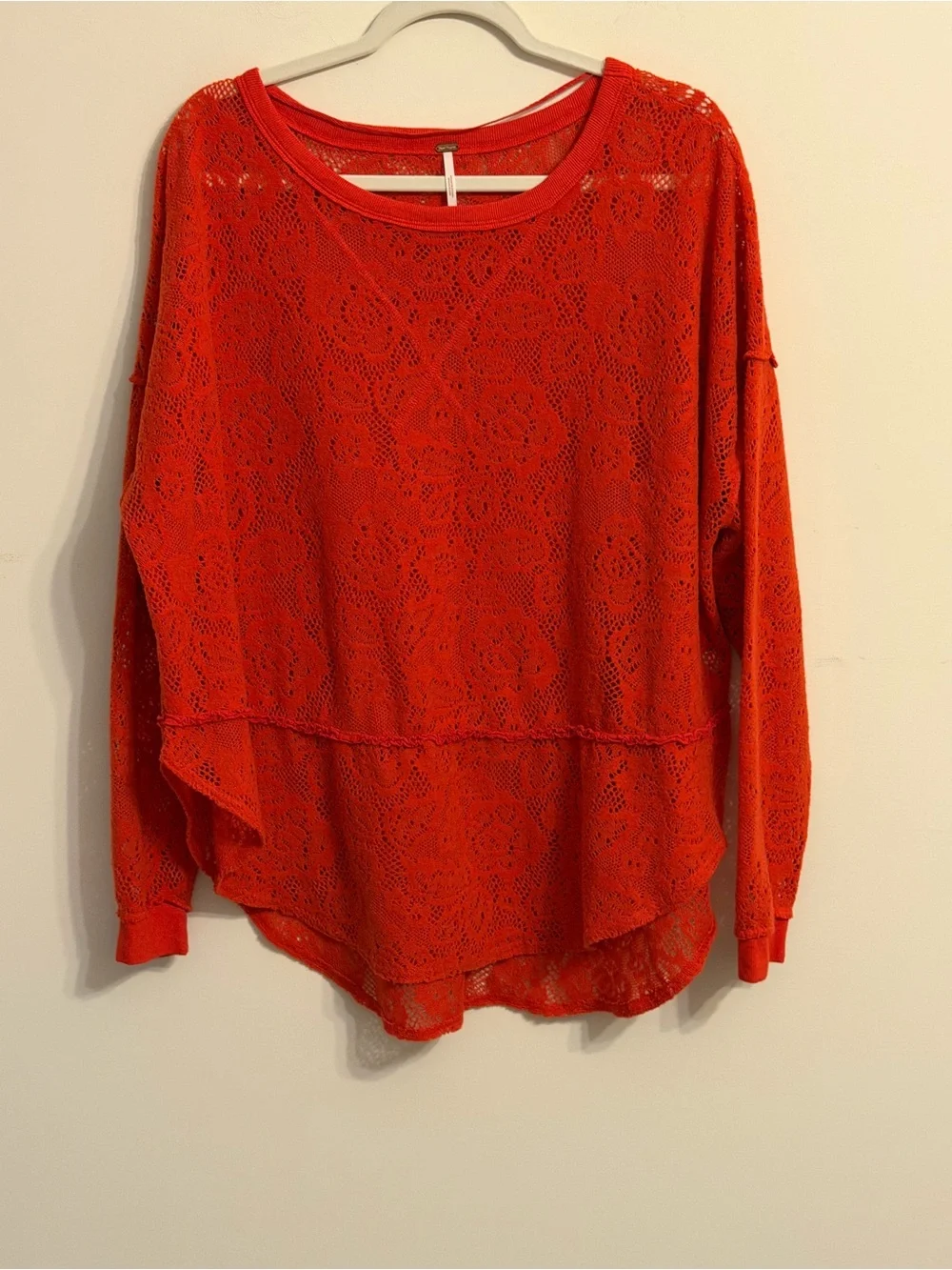 Free People vibrant scarlet