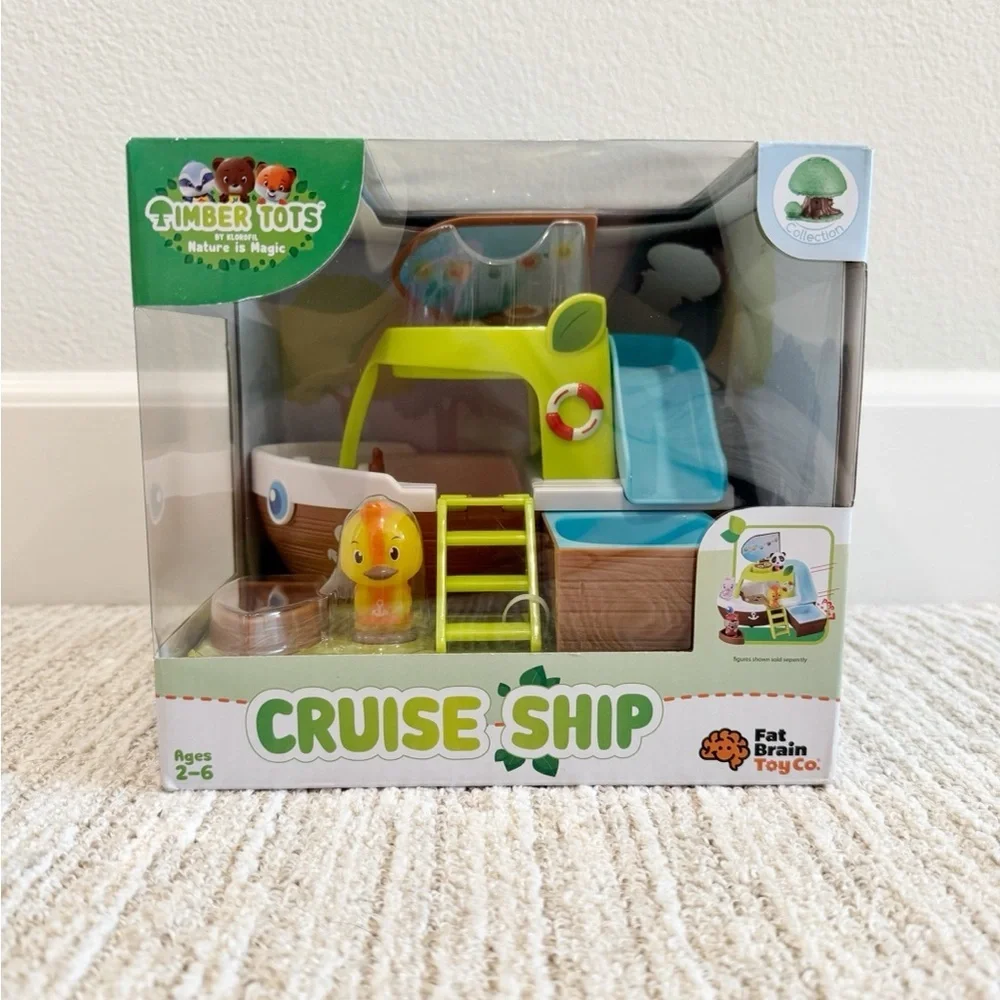Timber Tots Cruise Ship Playset – Fat Brain Toy Co  New in Box