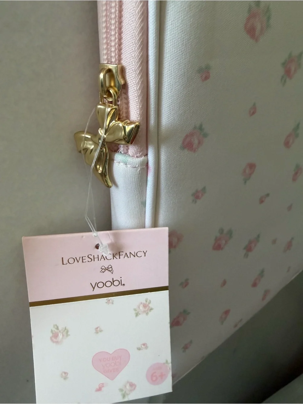 LoveShackFancy vintage rose accent