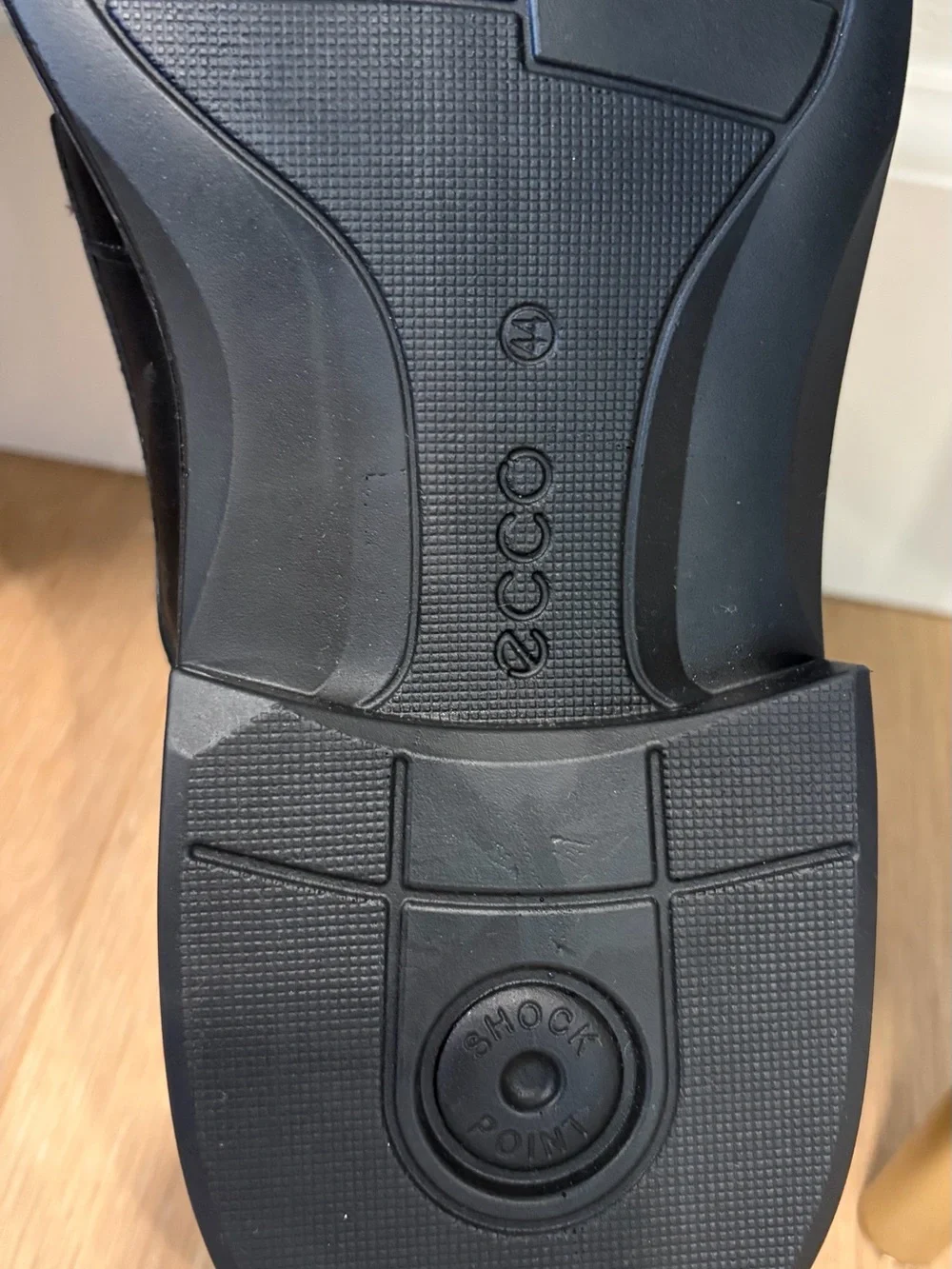 Ecco black leather