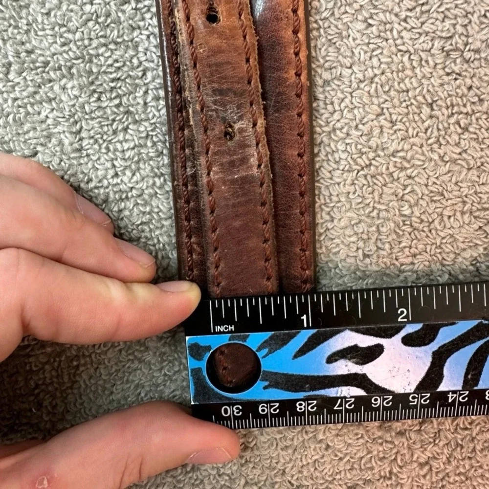 Orvis leather belt
