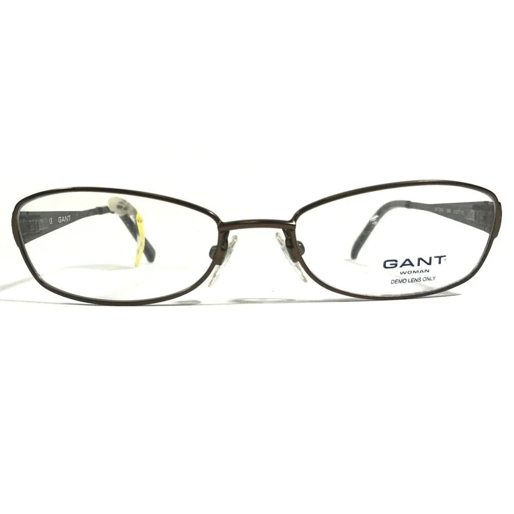 GANT Eyeglasses Frames GW TORCA SBRN Brown Cat Eye Full Wire Rim 51-17-135