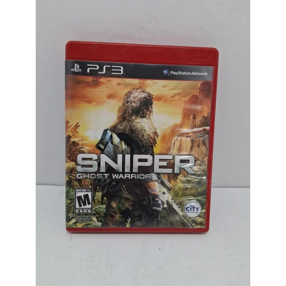 Sniper Ghost Warrior Sony PS3 PlayStation 3 Greatest Hits Red Case Complete CIB