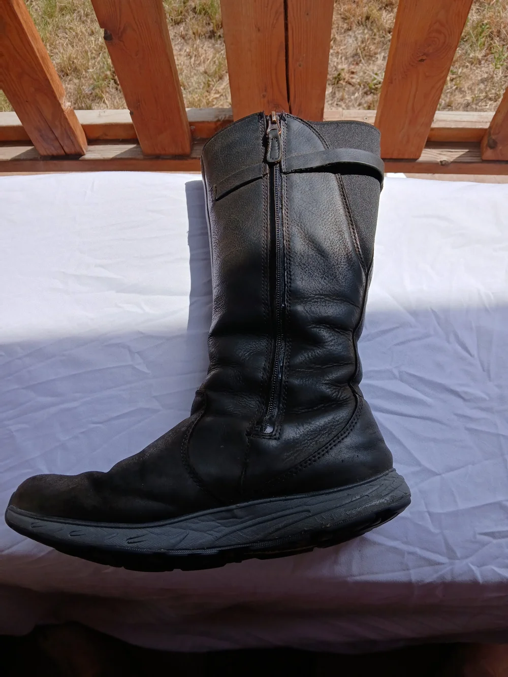 Eddie Bauer Black Tall Heeled Boots