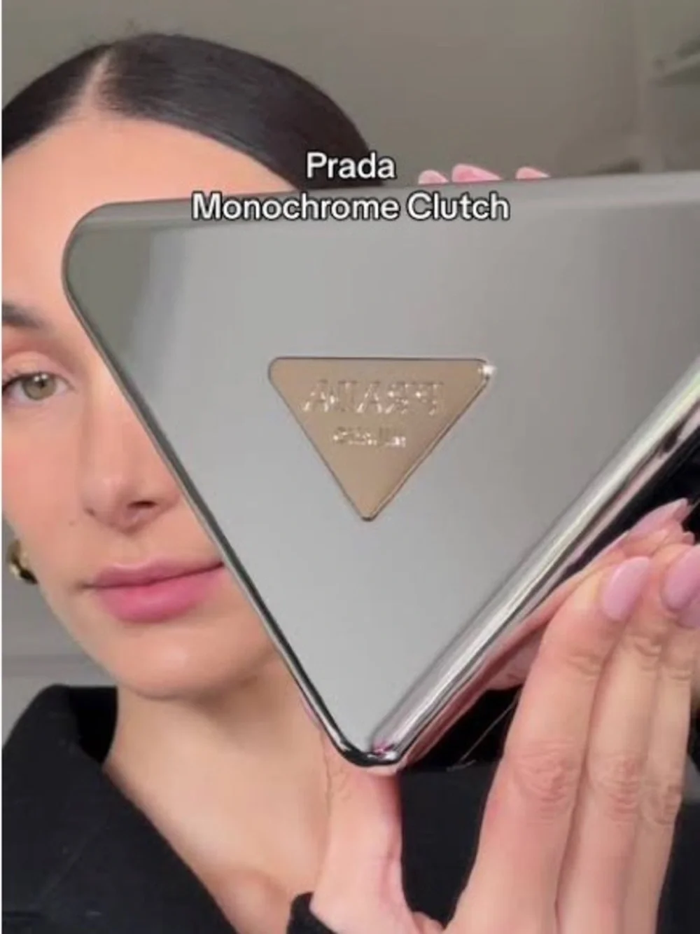 Prada front triangular compact