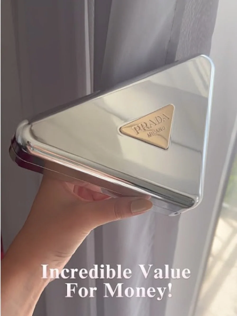 Prada panel clutch