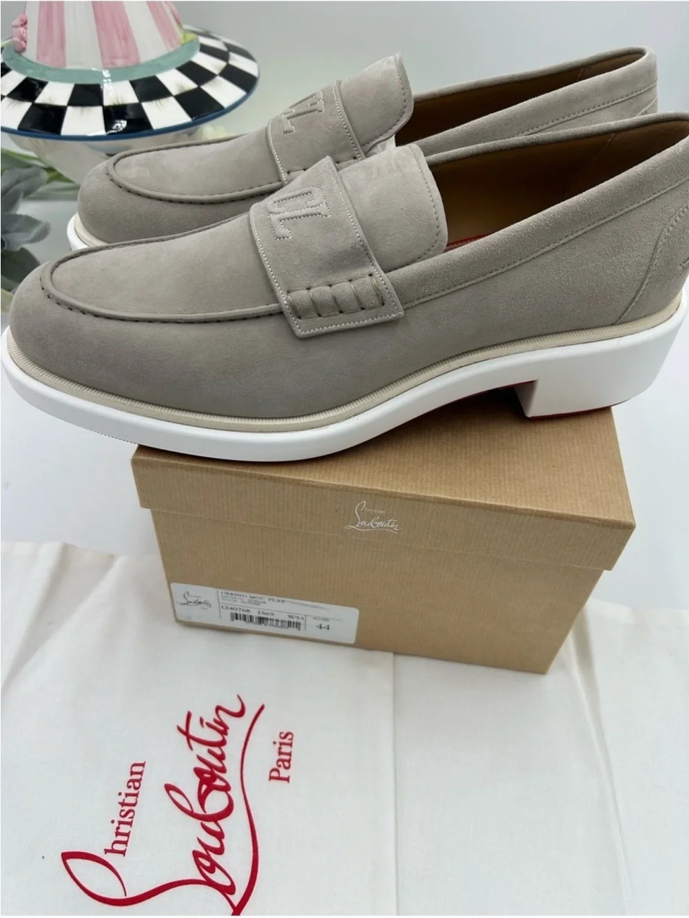 Christian Louboutin elegant suede