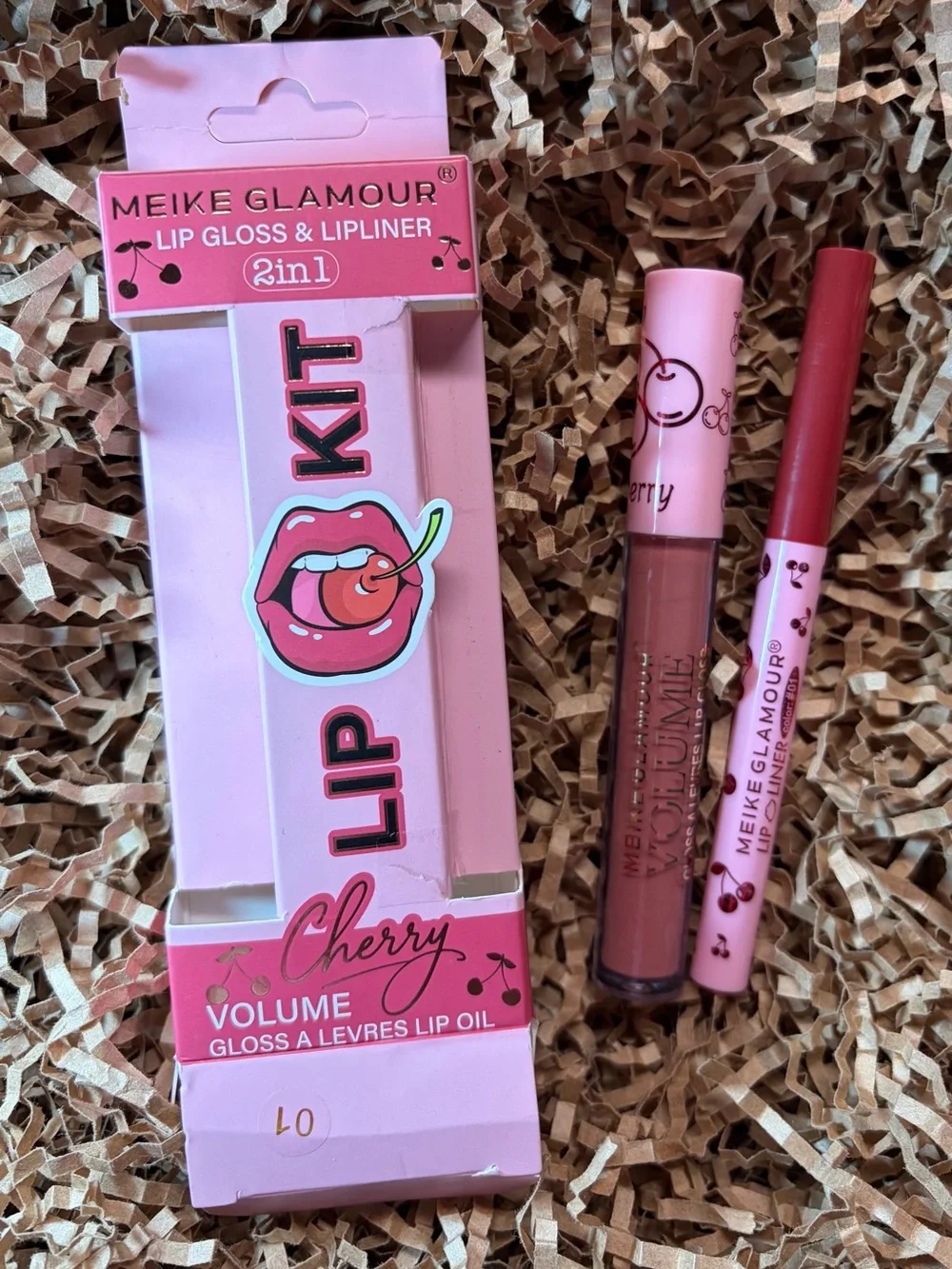 MEIKE GLAMOUR 2in1 Lip Gloss & Lipliner