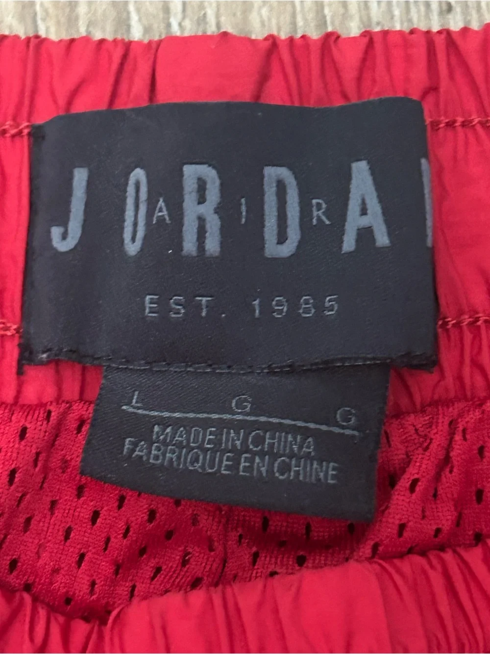 Jordan thigh fabric cuffs