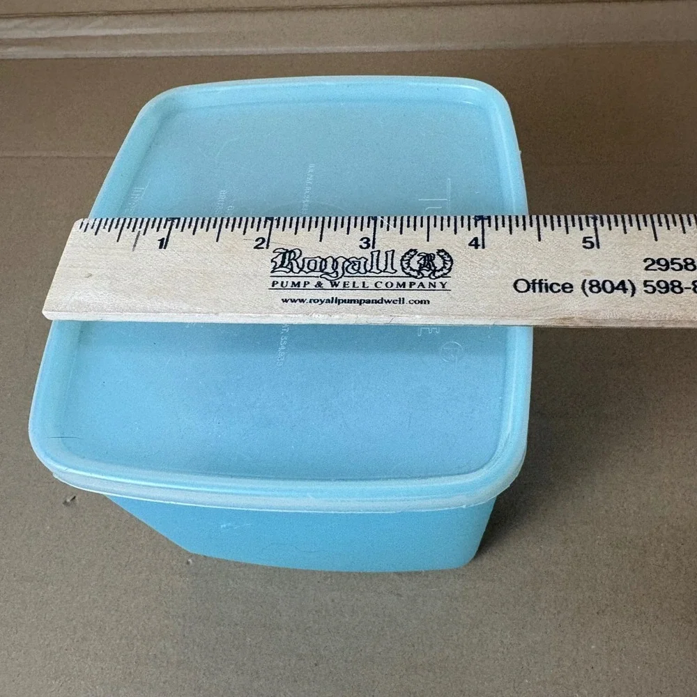 Tupperware light blue