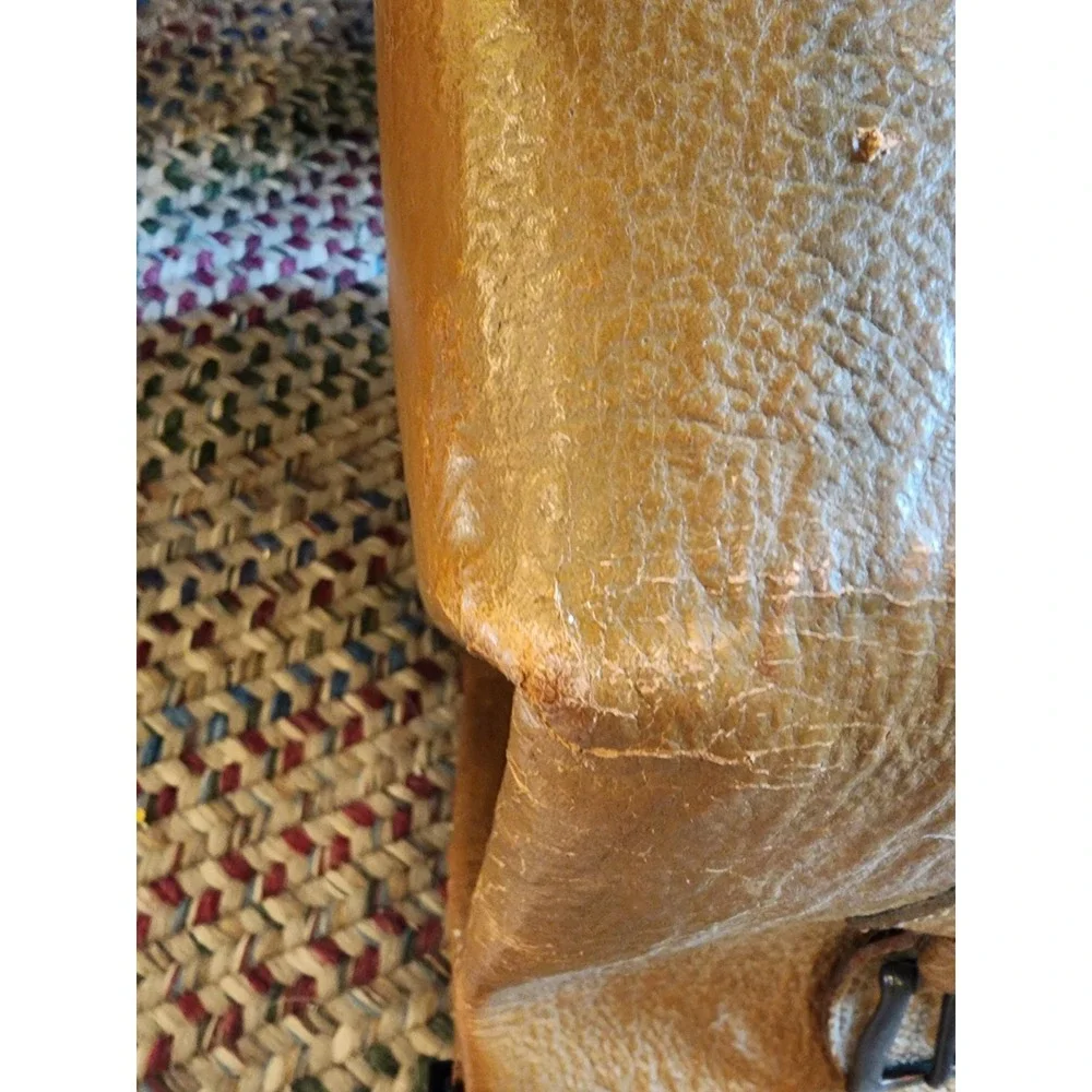 Atg Rare Austrian 1890-1910s Leather Doctors Bag Travel Luggage Gladstone Valise