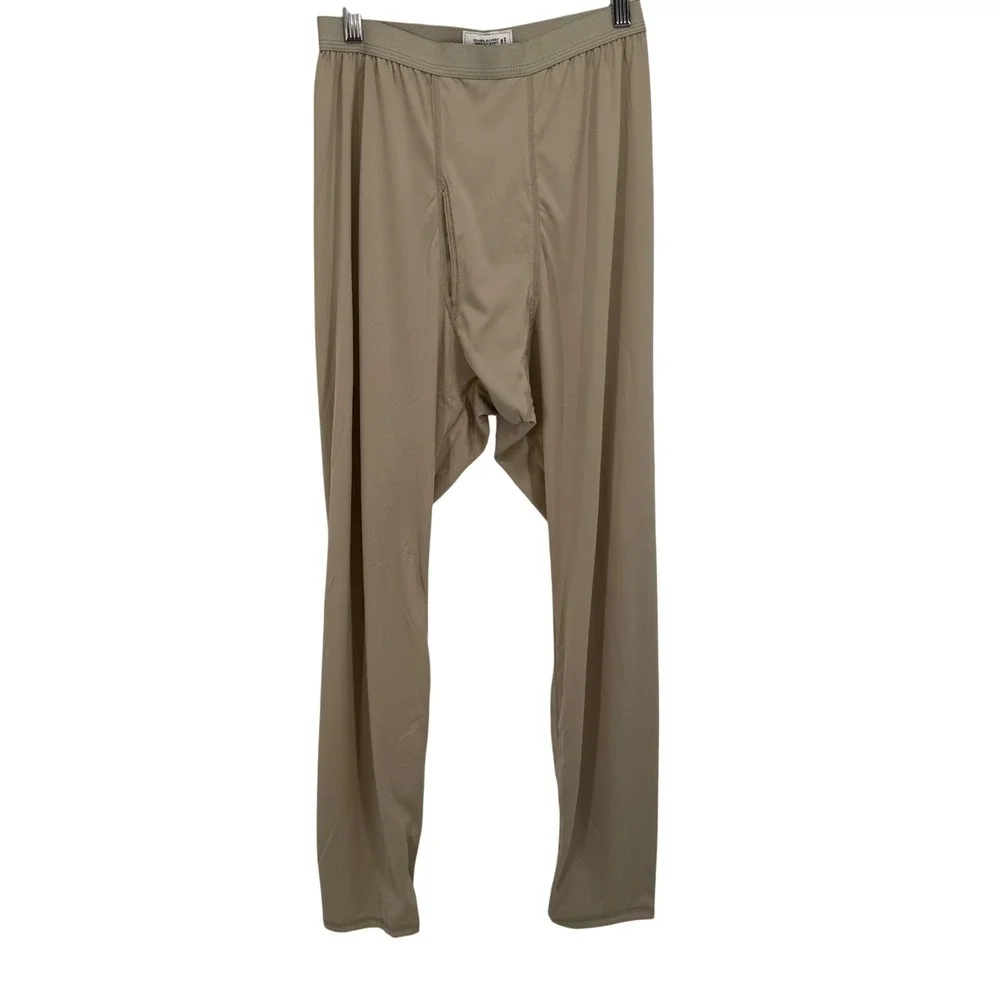 Peckham Polartec Silkweight Drawers Mens Medium‎ Tan Base Layer Military Thermal