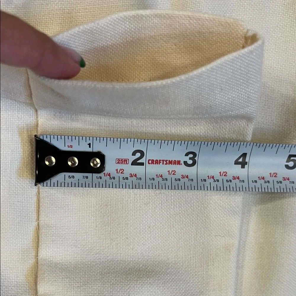 Custom pinch pleated