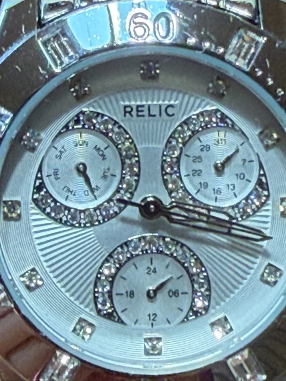 Relic By Fossil 2010s Office‎ Siren Stainless Steel Beth 34mm Watch (VGUC)