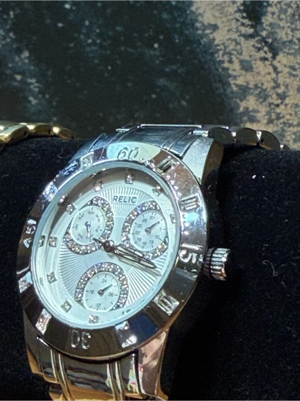 Relic By Fossil 2010s Office‎ Siren Stainless Steel Beth 34mm Watch (VGUC)