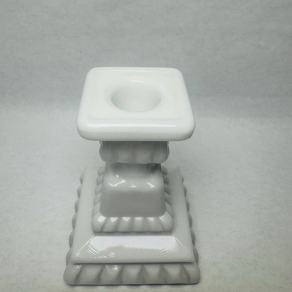 Unmarked milk glass