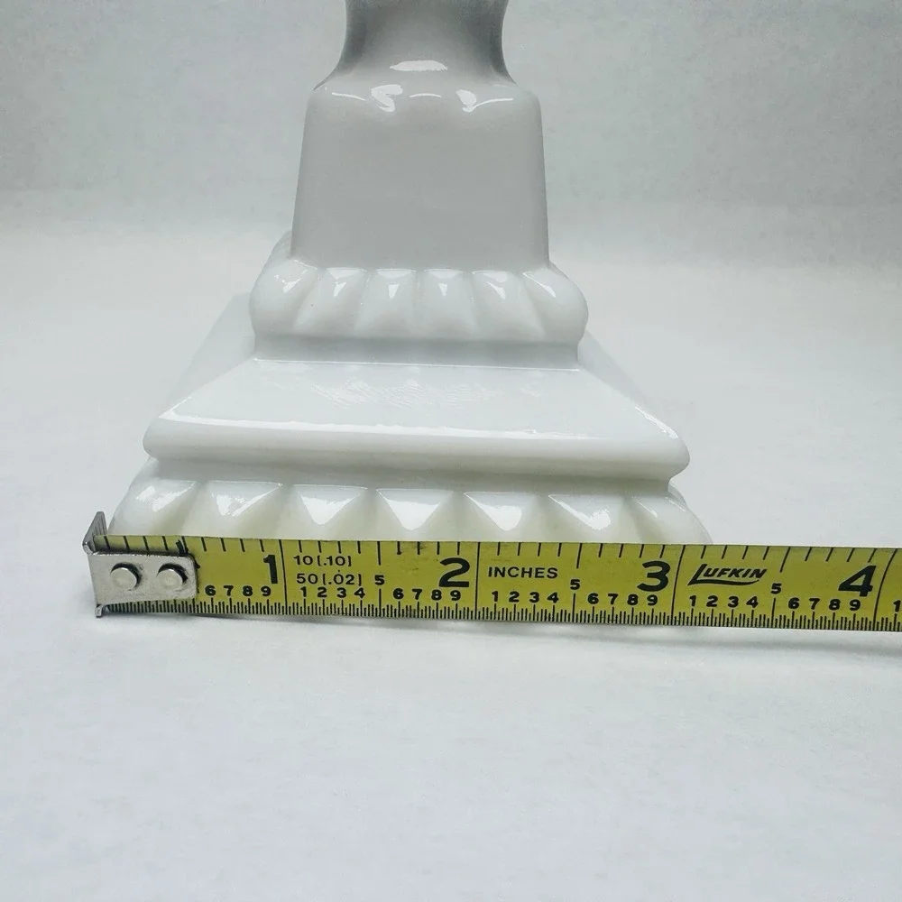 Unmarked milk glass