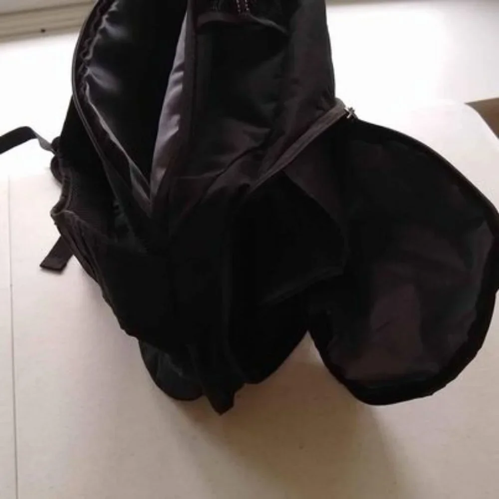 Delta black backpack